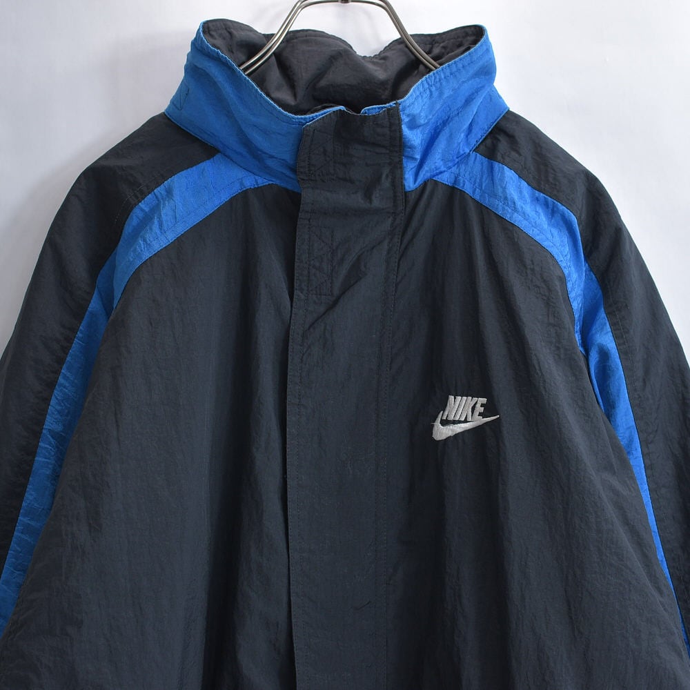 90s NIKE PREMIER ナイキ ロゴ刺繍 スタンドネック ナイロン