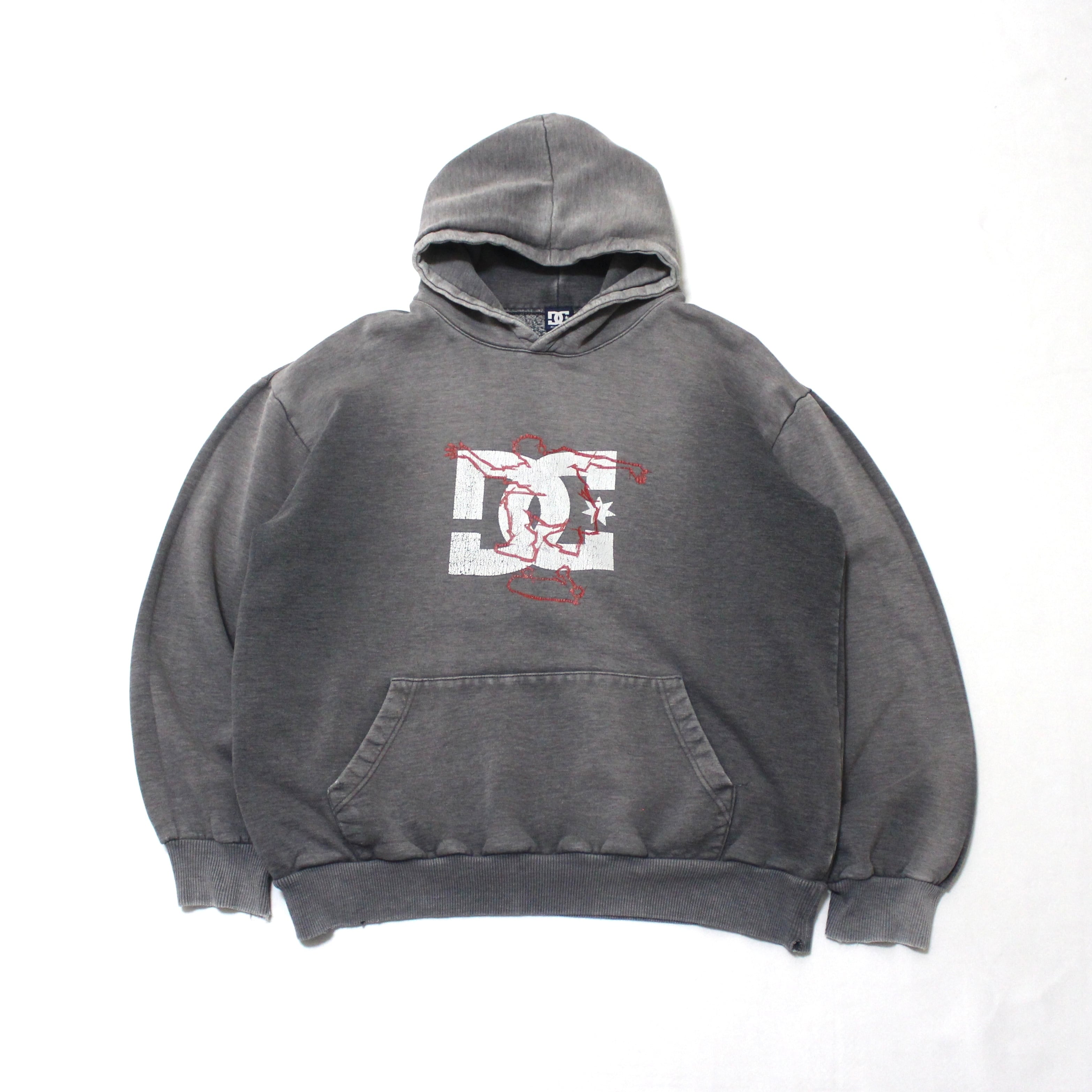90〜00s 鬼フェード DC SHOE ロゴデザイン スウェットパーカー | BANCA