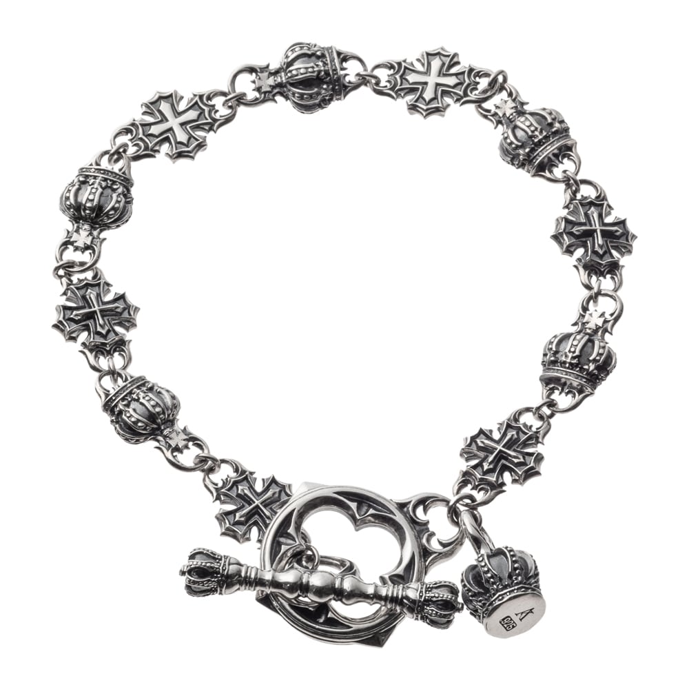 アイアンクロスブレスレット AKB0034 iron cross bracelet シルバー