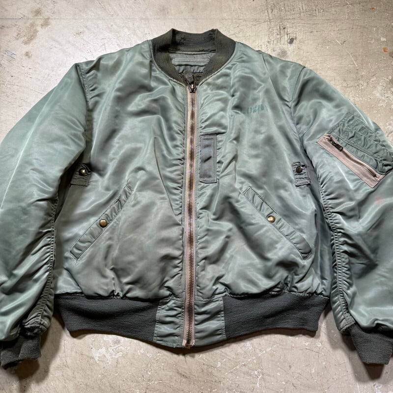 50's U.S.AIR FORCE MA-1 フライトジャケット 黒タグ 1st 最初期 MIL-J