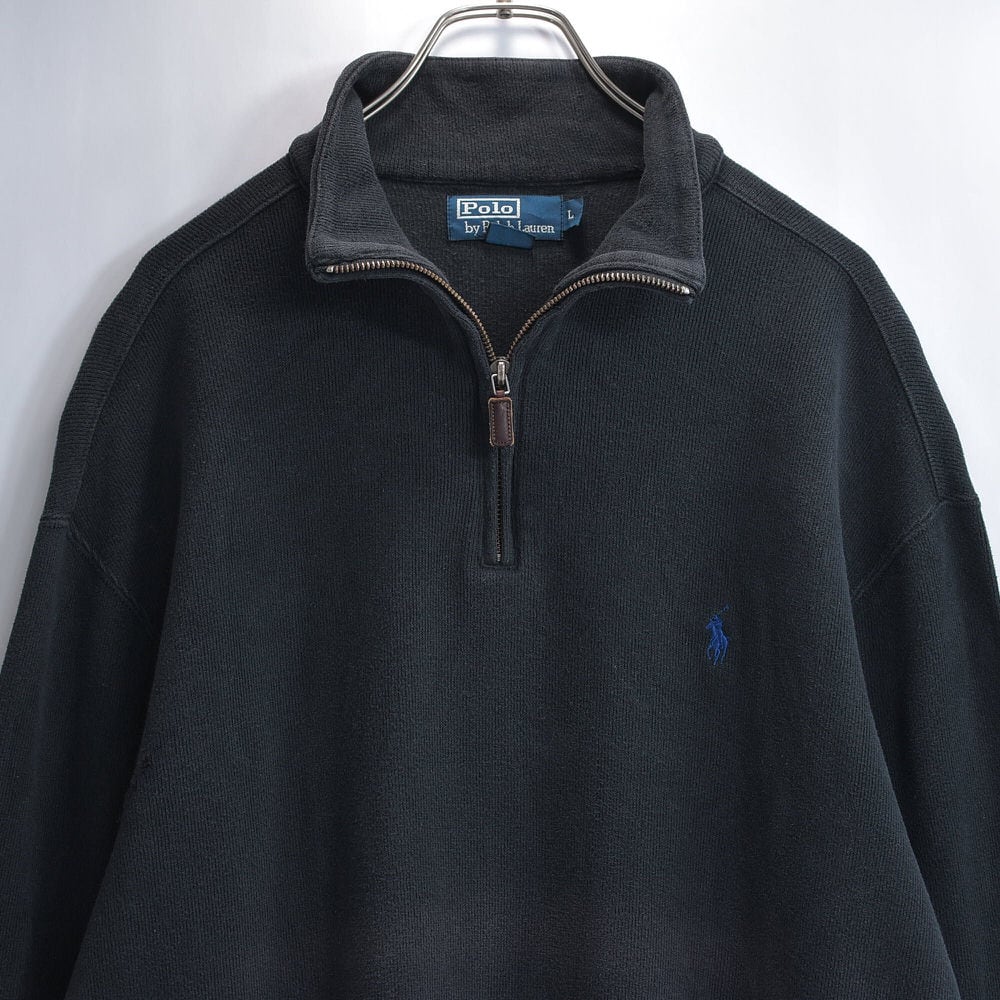 90s POLO by Ralph Lauren ラルフローレン ハイネックデザイン ハーフ