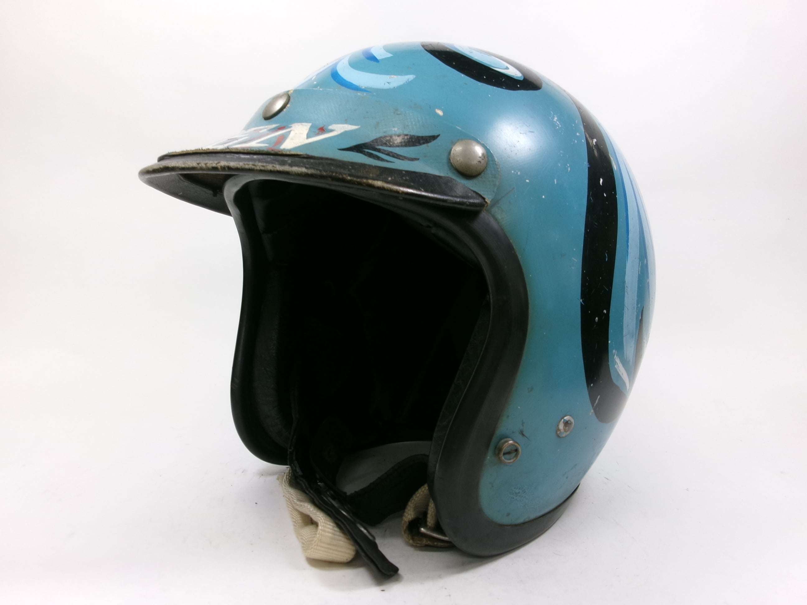 Sシェル! 初期 70's BELL R-T 青 加工済み ☆ 70年代 ベル TOPTEX RT 500TX