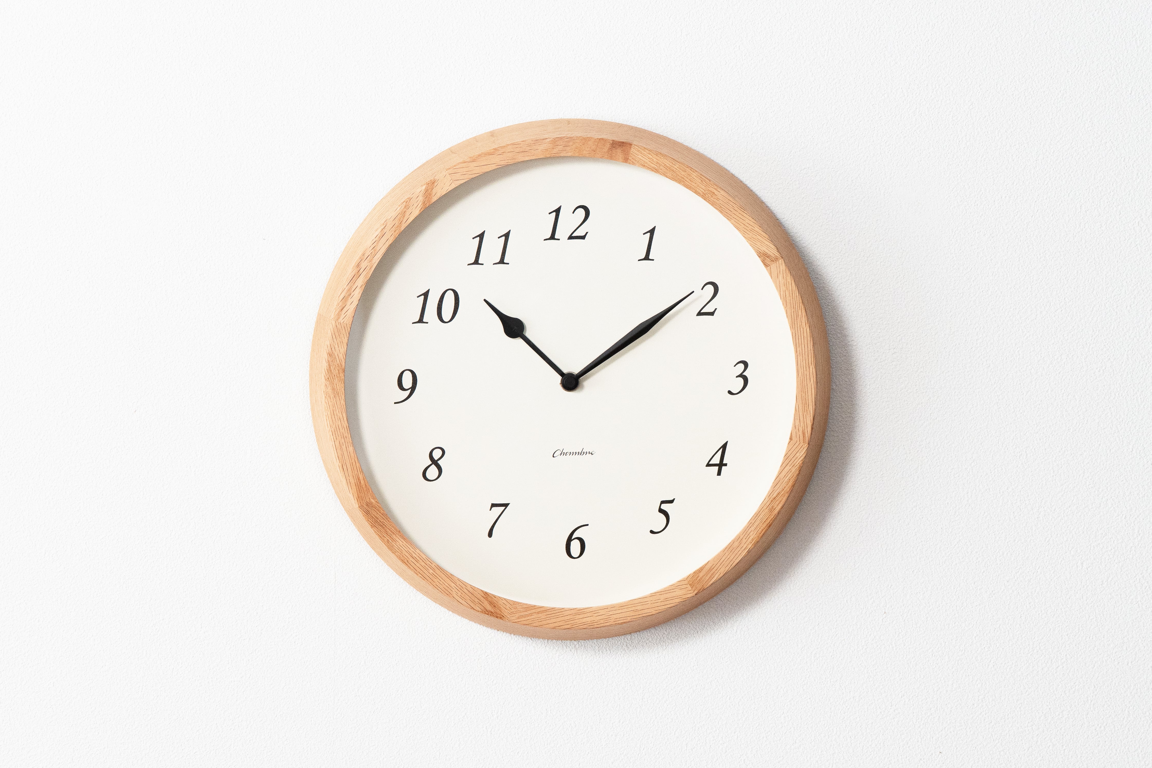 電波時計 Clair CLOCK OAK | シャンブル【CHAMBRE】byインターゼロ