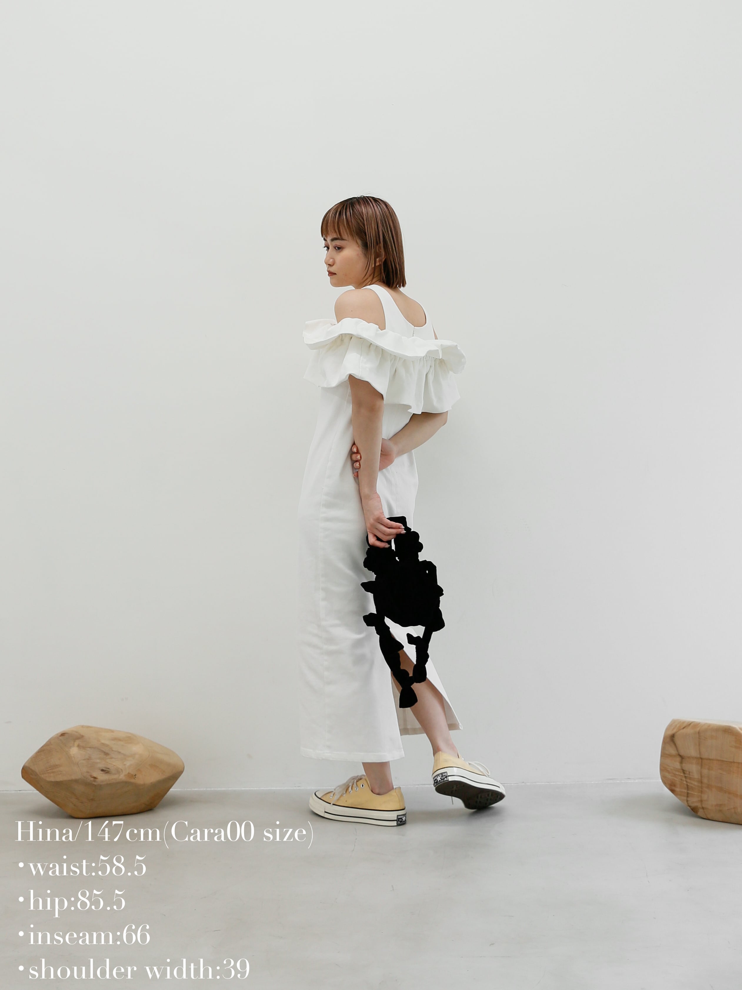 frill denim onepiece | Katrin TOKYO