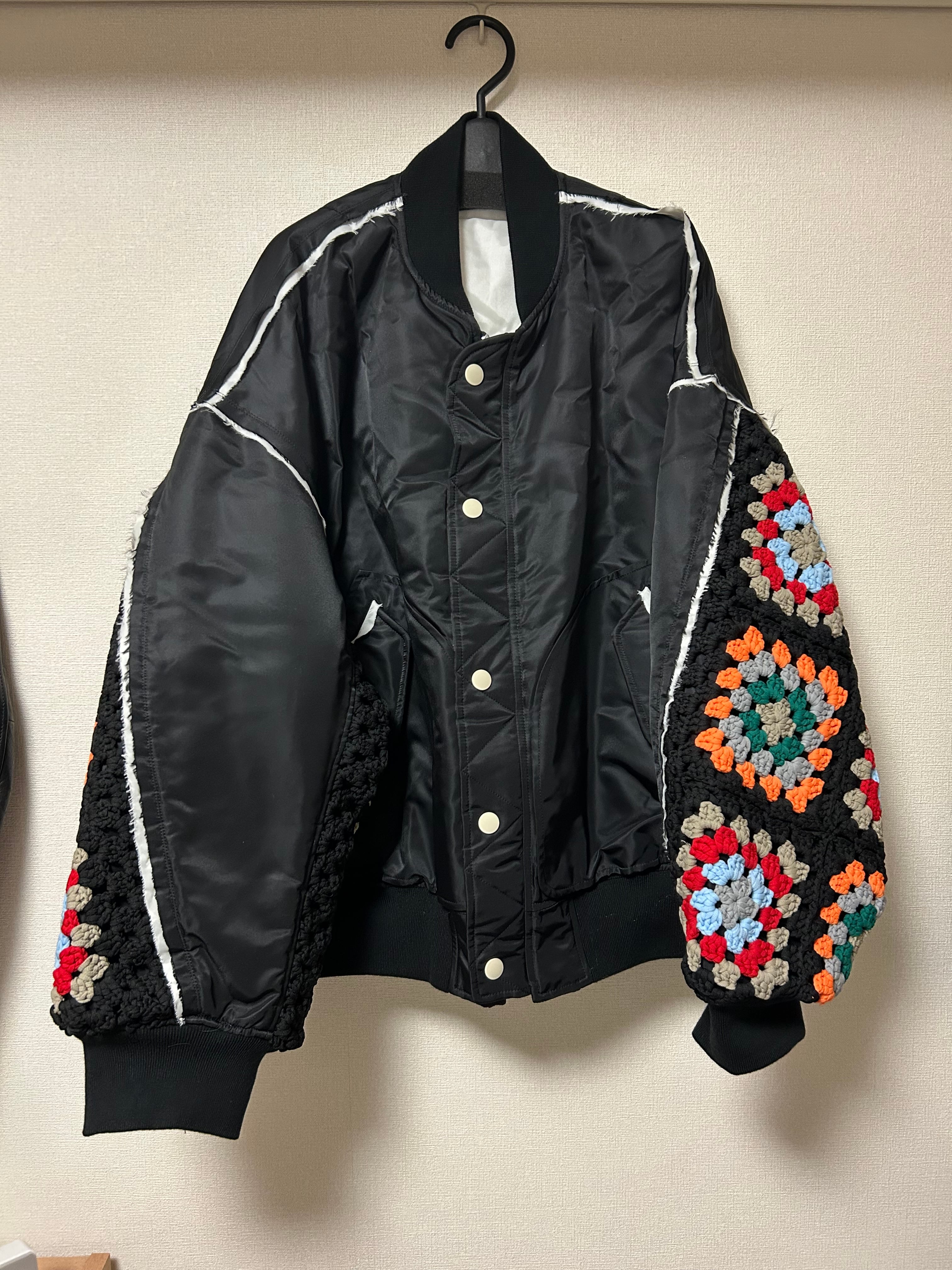 DISCOVERED ディスカバード】BOA SLEEVE MA-1 BLACK | delhezi