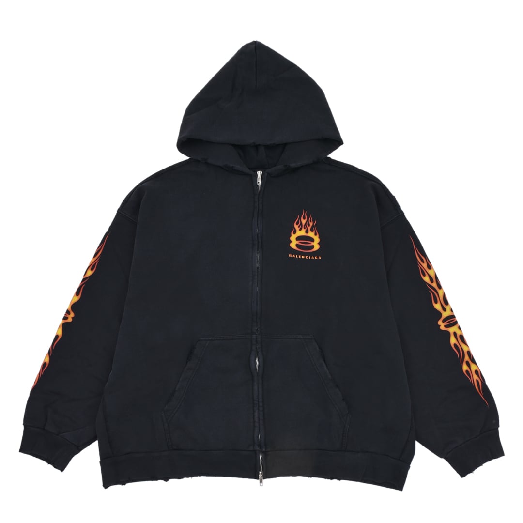 BALENCIAGA】Zip-Up Hoodie | AYIN