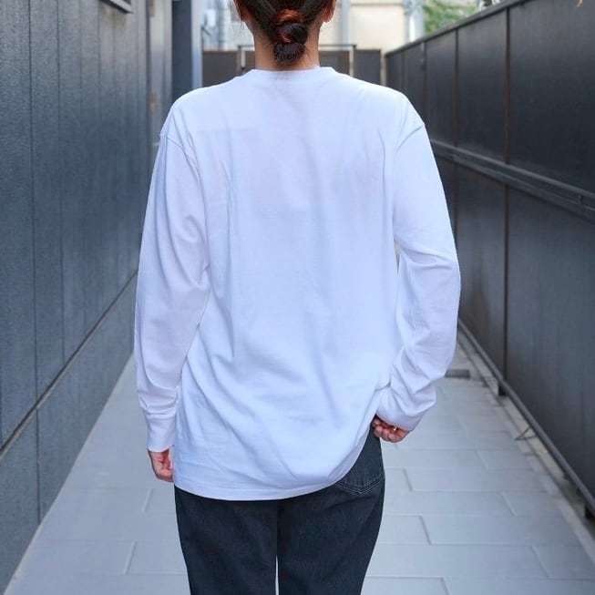 COMOLI(コモリ) / コットンジャージ長袖Tシャツ-WHITE-(C03-05011) | Debby
