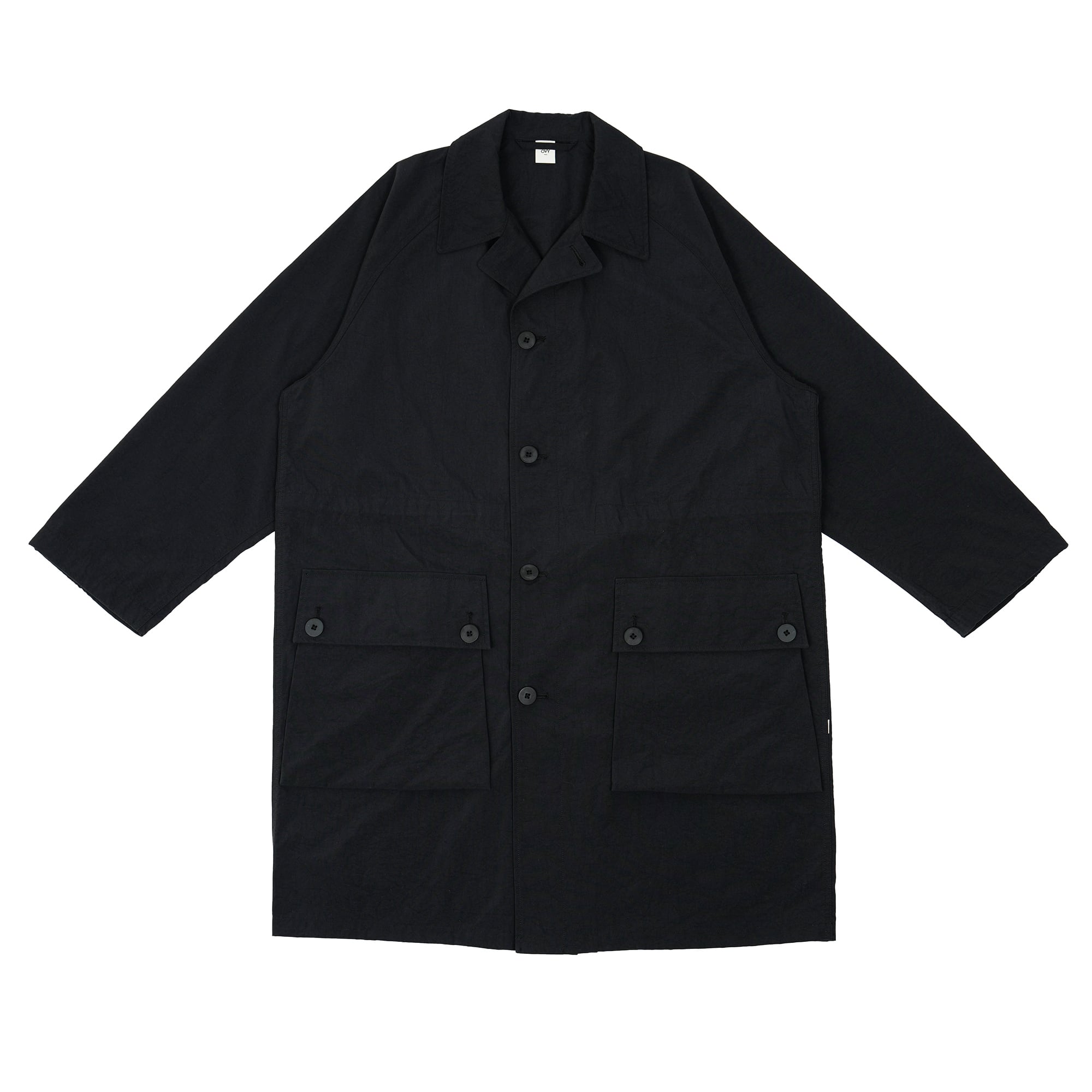 Euro Military Nylon Over Coat (black) | OVY
