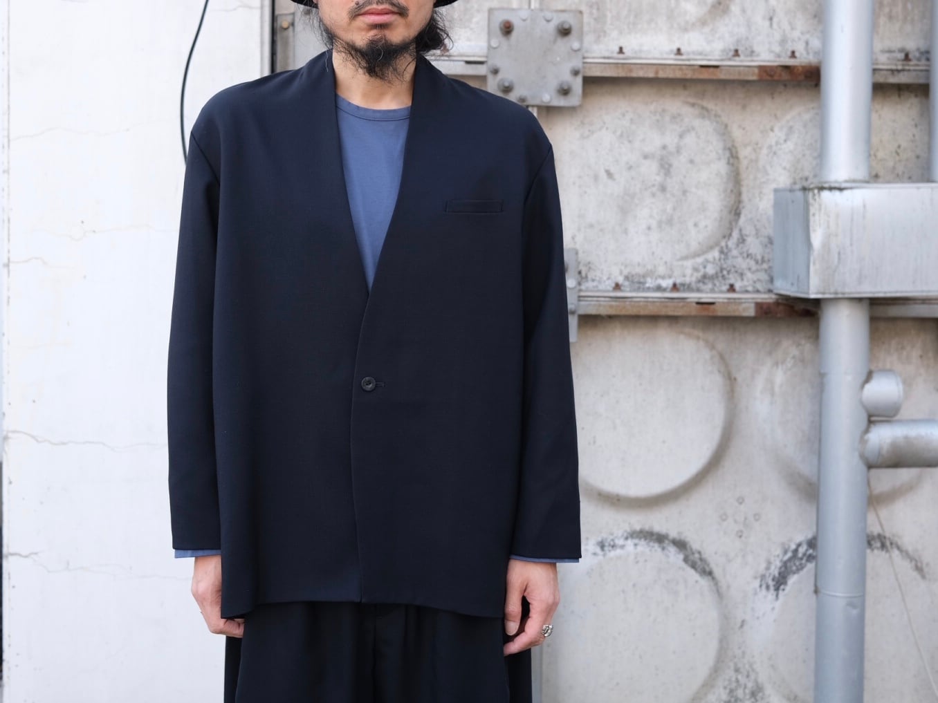 Ka na ta”10 years jacket kanatanavy | Lapel online store