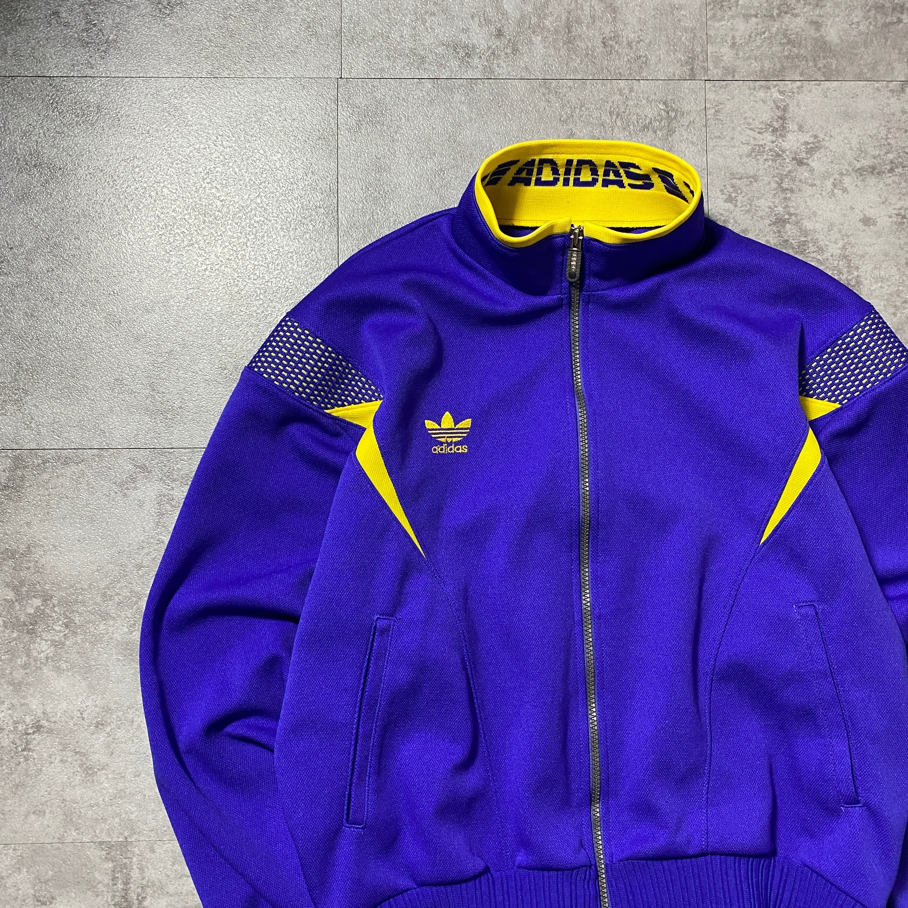 90's DESCENTE by adidas デサント製アディダス トレフォイル 刺繍ロゴ
