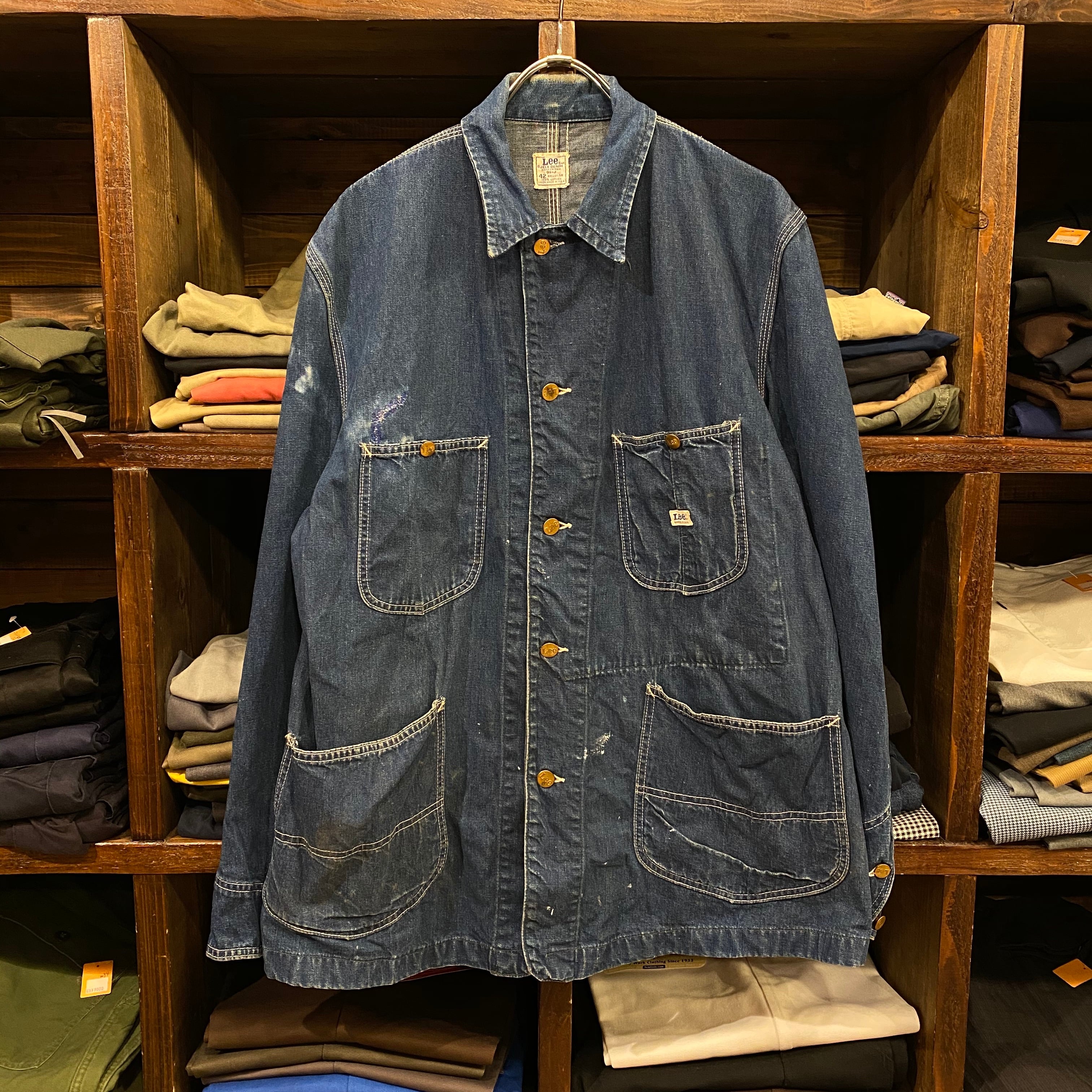 70s Lee 91-J Denim Coverall | VOSTOK