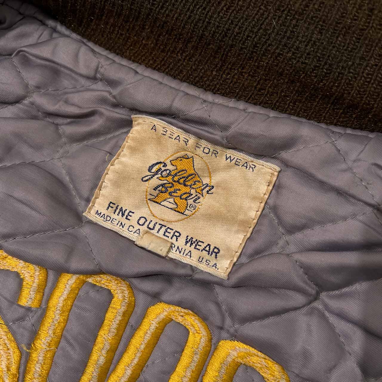 激ジブ 70s 80s Golden Bear ゴールデンベアー セルフワッペン 袖革