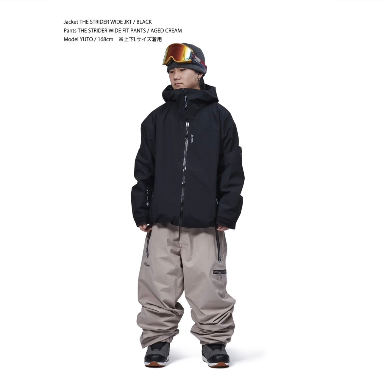 REW 『 STRIDER WIDE FIT PANTS 01 [GORE-TEX 2L] AGED CREAM 』 正規
