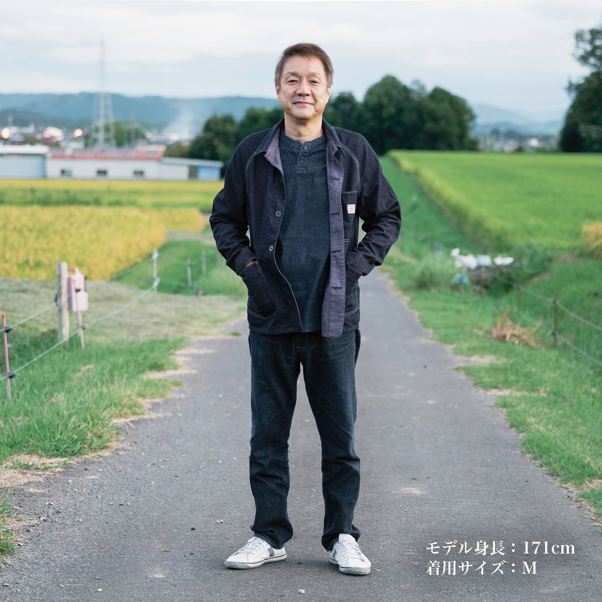 10.5oz denim coverall【デニム カバーオール】 color ID / SAKURA