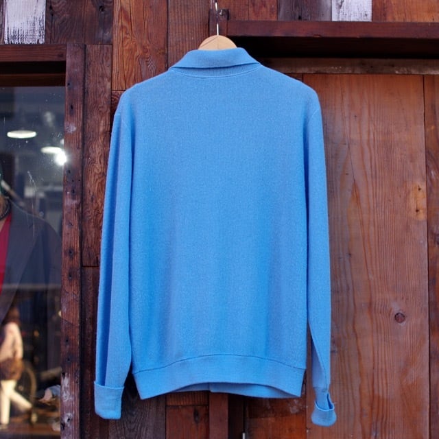 1970s Izod Lacoste Acrylic Cardigan / USA 黒タグ ラコステ アクリル