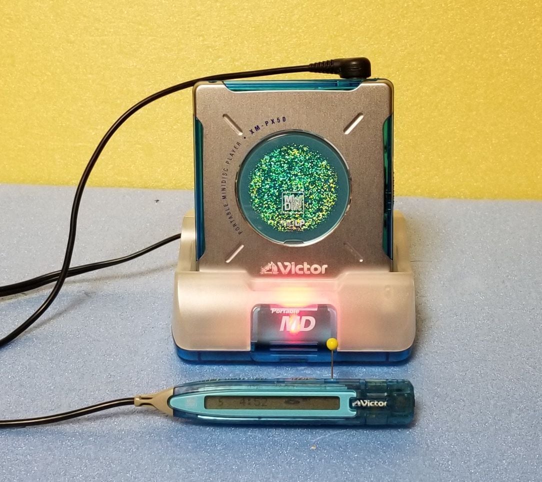 MDポータブルプレーヤー VICTOR XM-PX50 MDLP対応 美品・完動品・動作