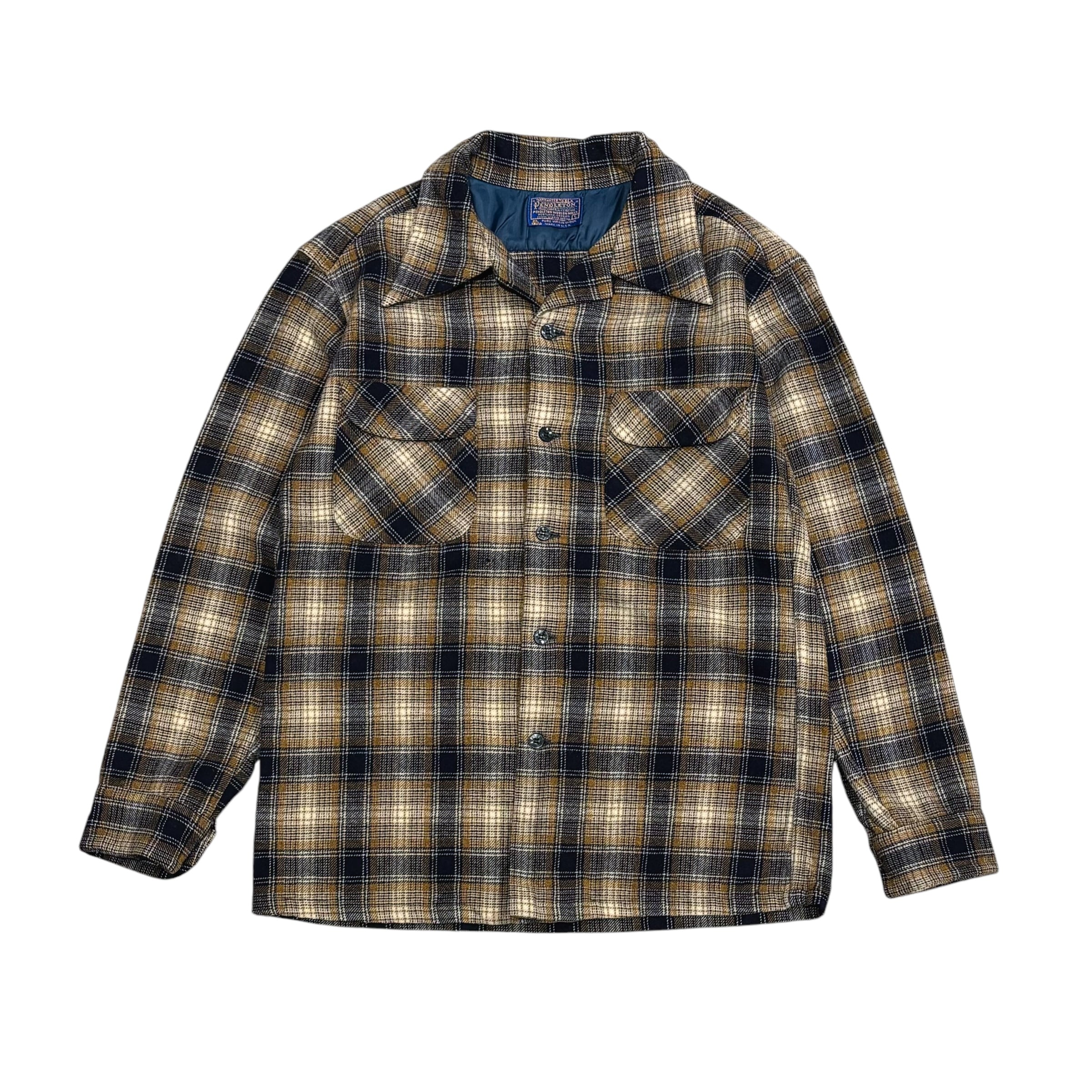 70's PENDLETON Wool Board Shirt L / ペンドルトン ウールシャツ