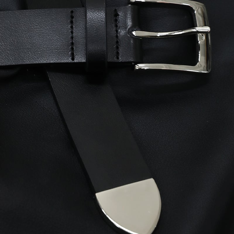 全5種類展開ブラック本革レザーベルト | mblueshop
