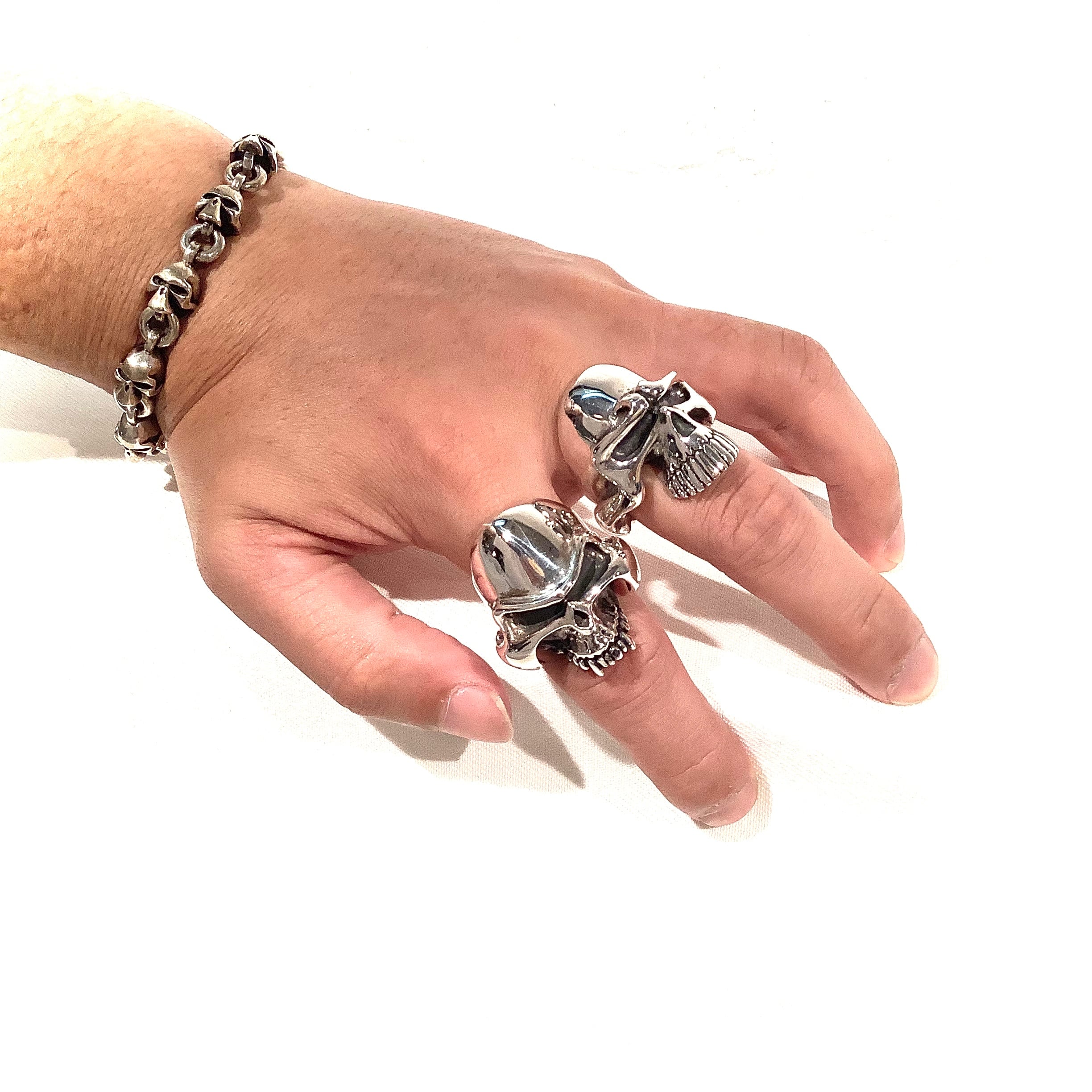THIRTEEN DESIGNS サーティーンデザインズ DEVIL KILLER SKULL RING