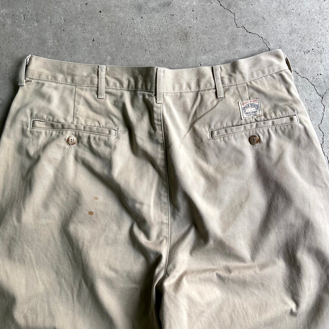 90年代 USA製 Polo Ralph Lauren ポロラルフローレン 2タック