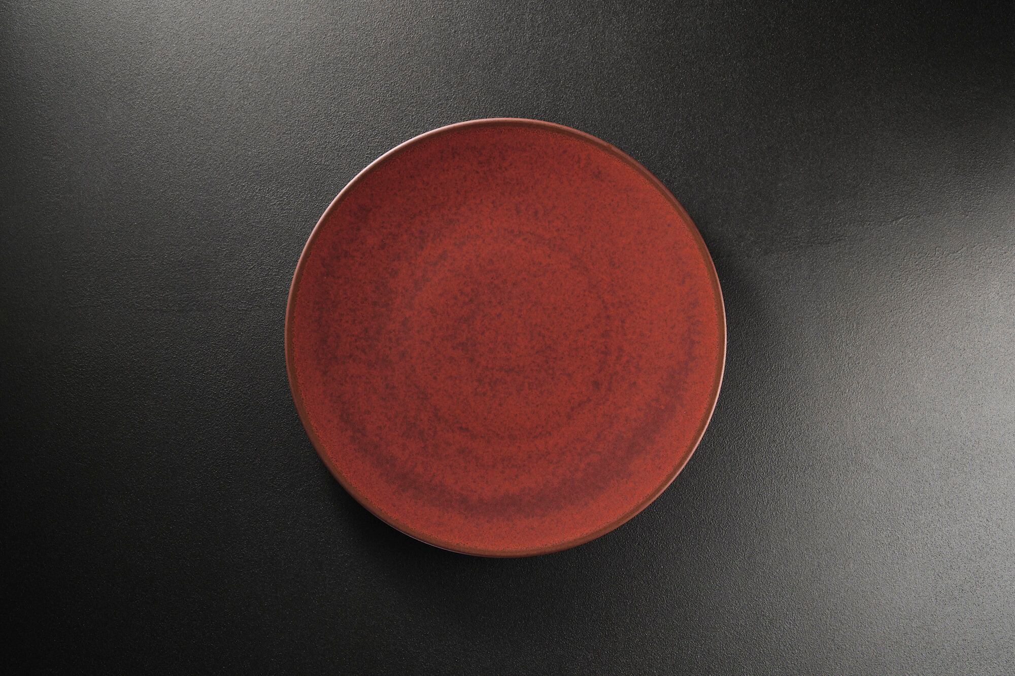 MORIYAMA チタニウムレッド フラットプレート φ28.0cm | おしゃれな