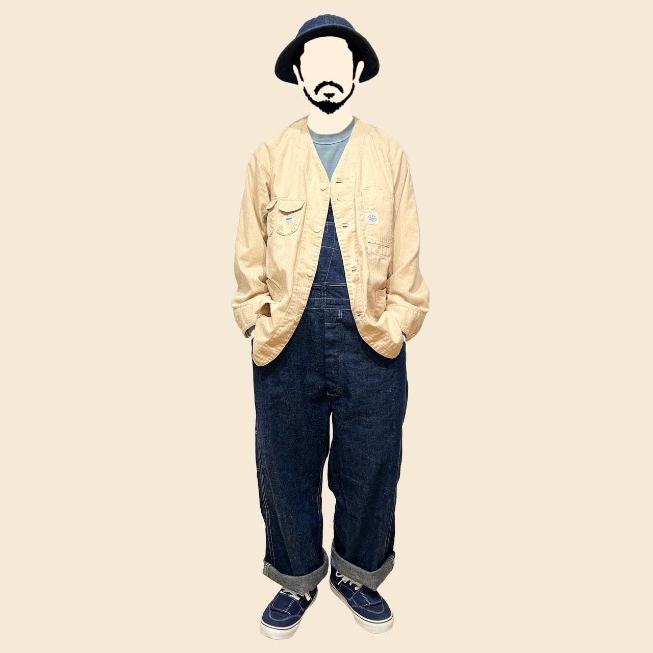 POST O'ALLS / ELNEST × Post O'Alls COVERALL JACKET - × エルネスト