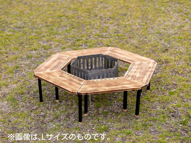 新サイズ 「Sサイズ」登場！ヘキサテーブルセット（無地タイプ
