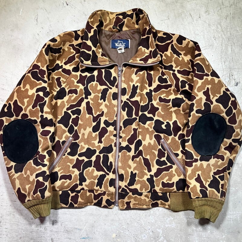 80's Woolrich ウールリッチ ダックハンターカモジップアップウール