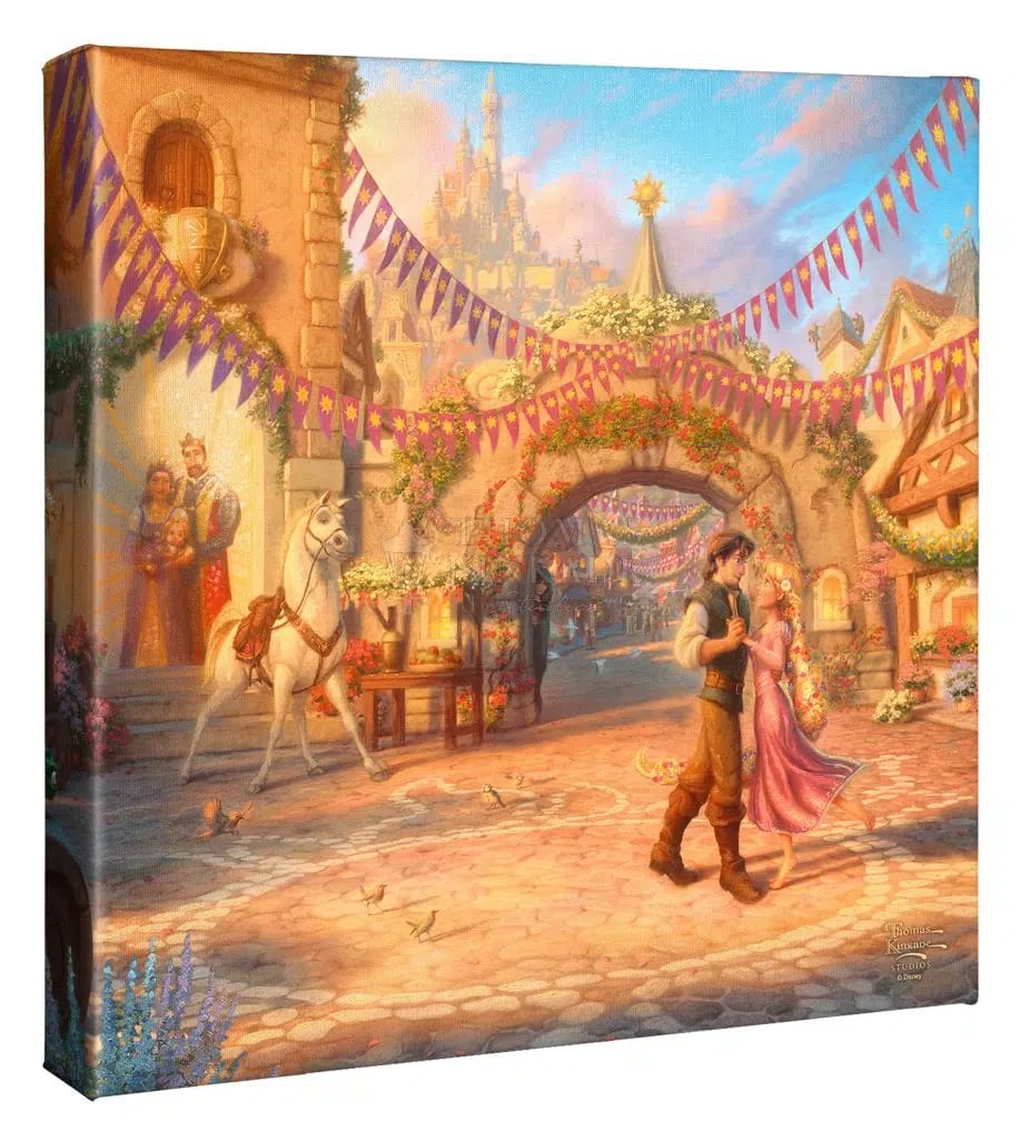ディズニー絵画 トーマス キンケード 塔の上のラプンツェル/ダンシング