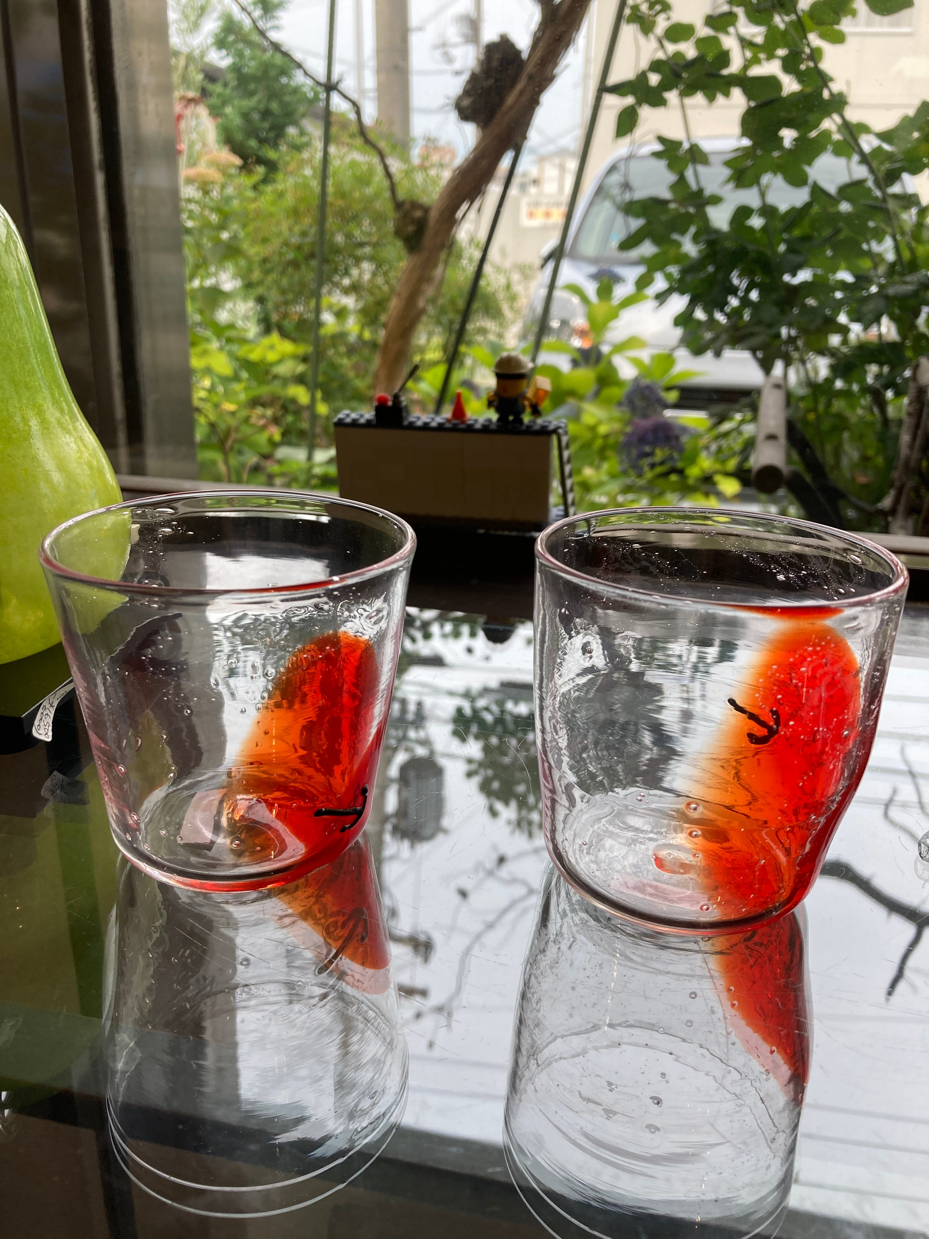 Glass Ten Studio 白神典大 りんごコップ ガラス グラス ガラス作家 SN