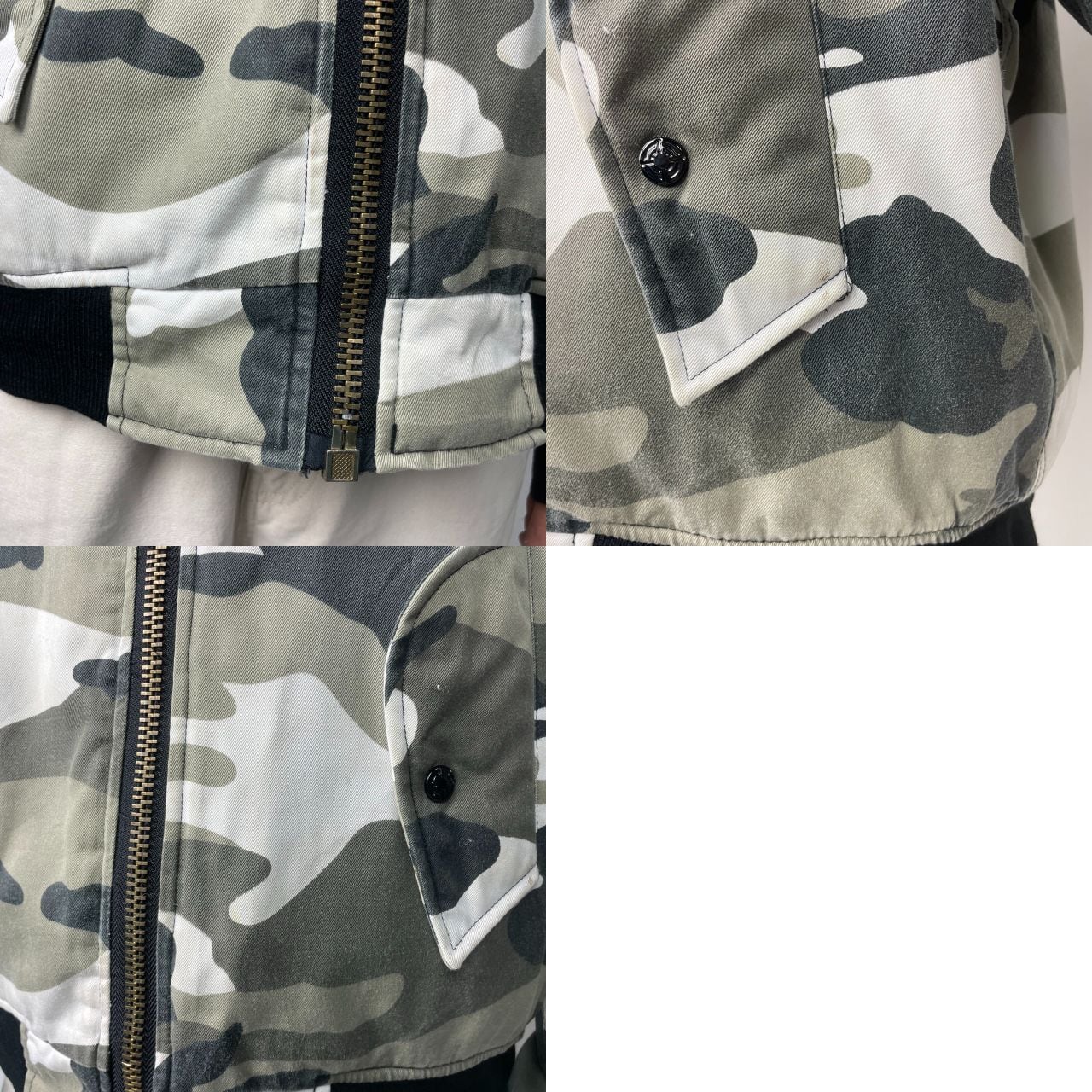 FOSTEX GARMENTS MA-1タイプ フライトジャケット シティーカモ メンズM