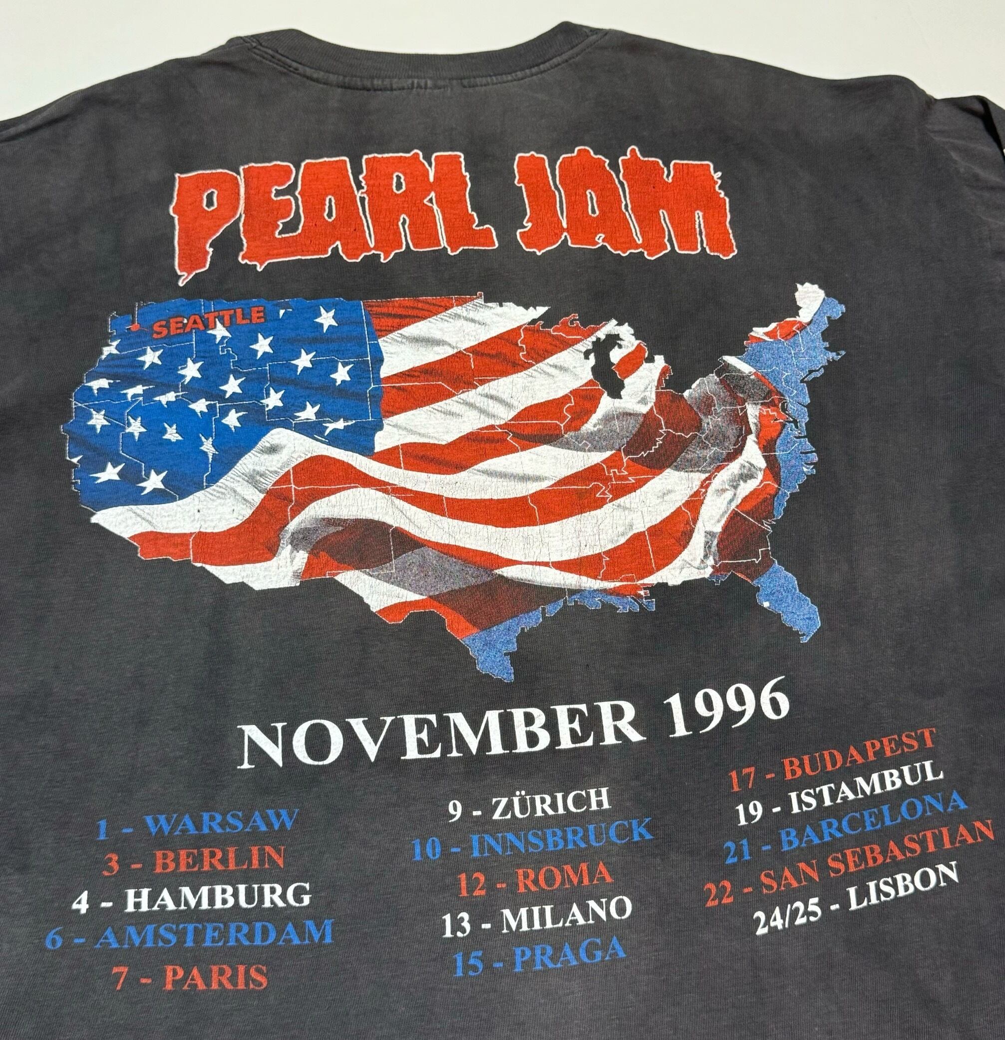 Pearl Jam Vintage T-shirt パールジャム | KuwaKuwaT-shirts