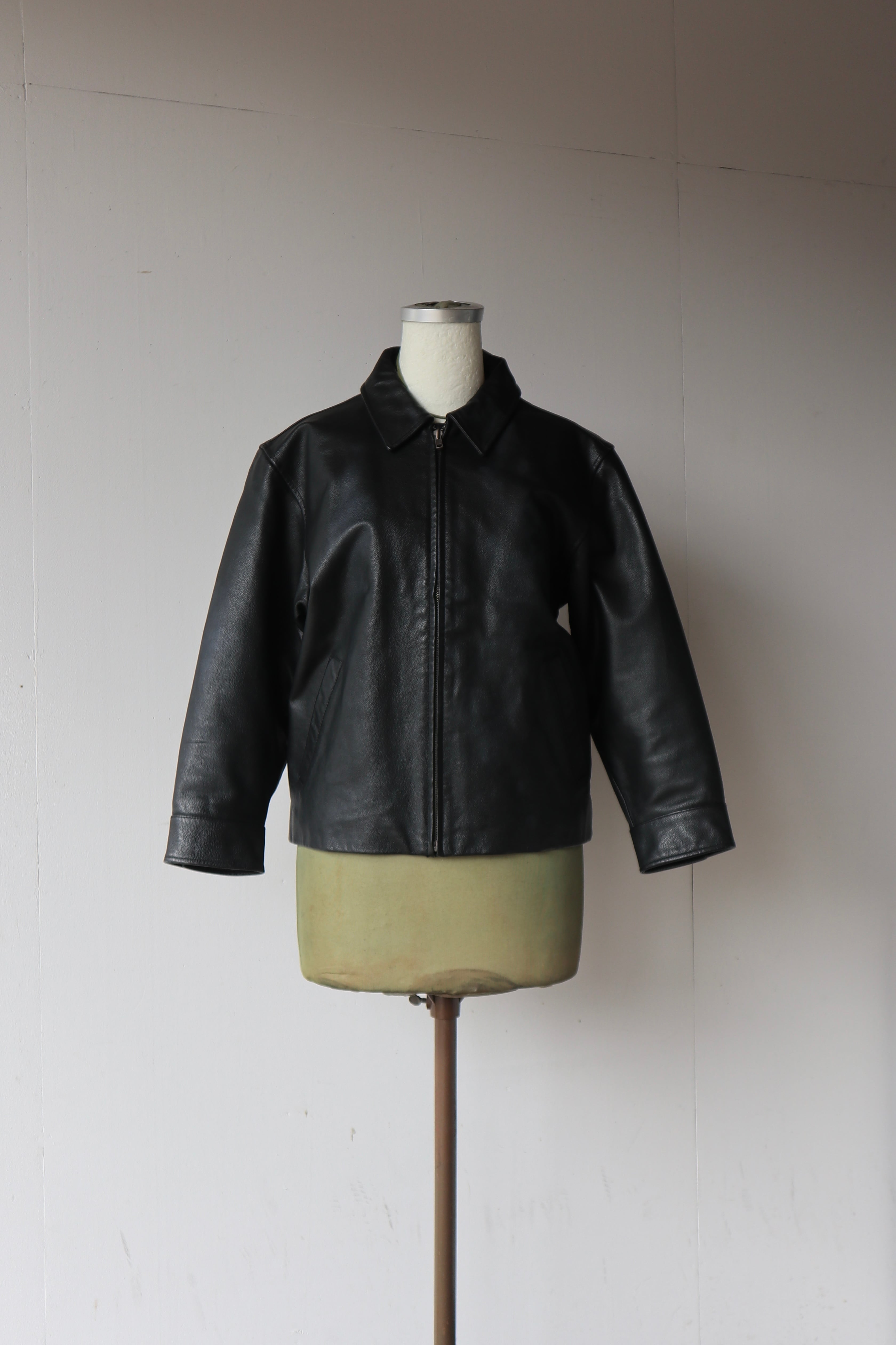 old gap leather jacket | naname
