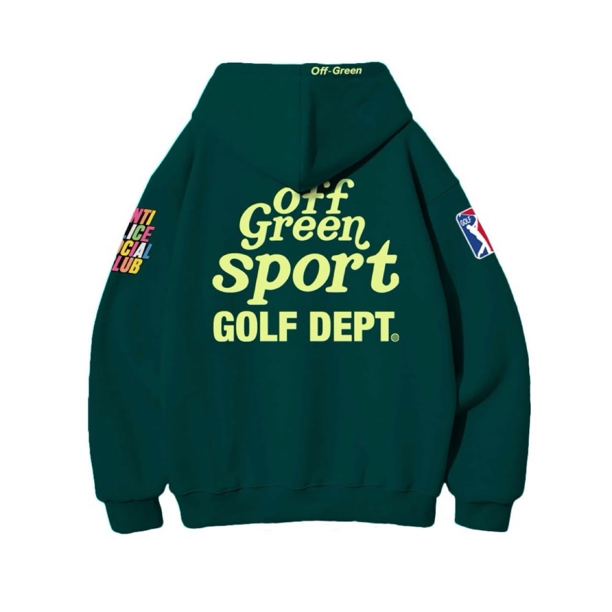 GOLF DEPT 裏起毛パーカー | off-green.japan