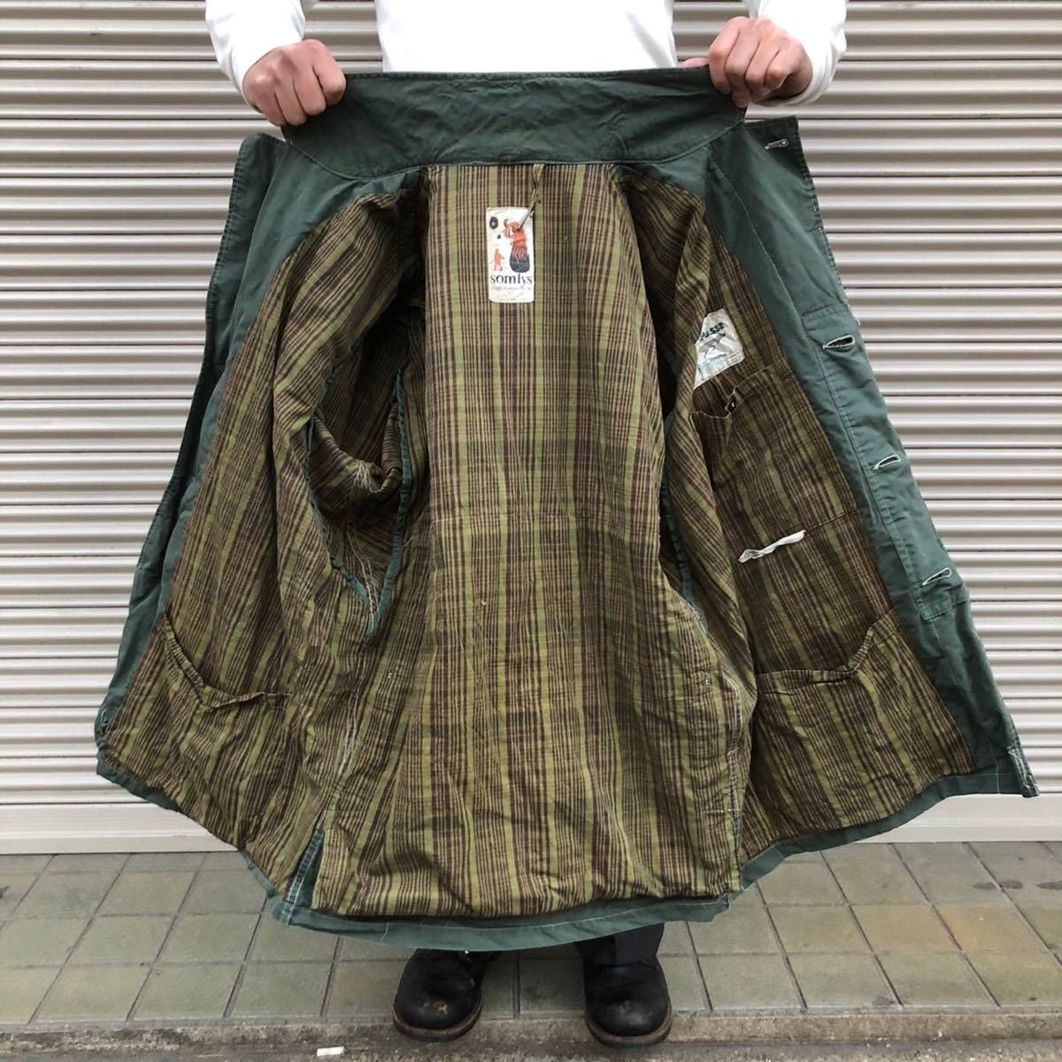 70s フランス製 Somlys フレンチ ヴィンテージ ワーク ハンティング
