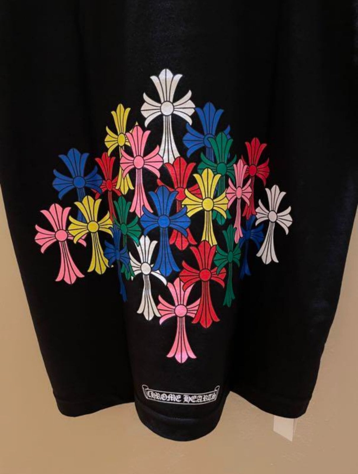 CHROME HEARTS クロムハーツ マルチカラー セメタリークロス ブラック