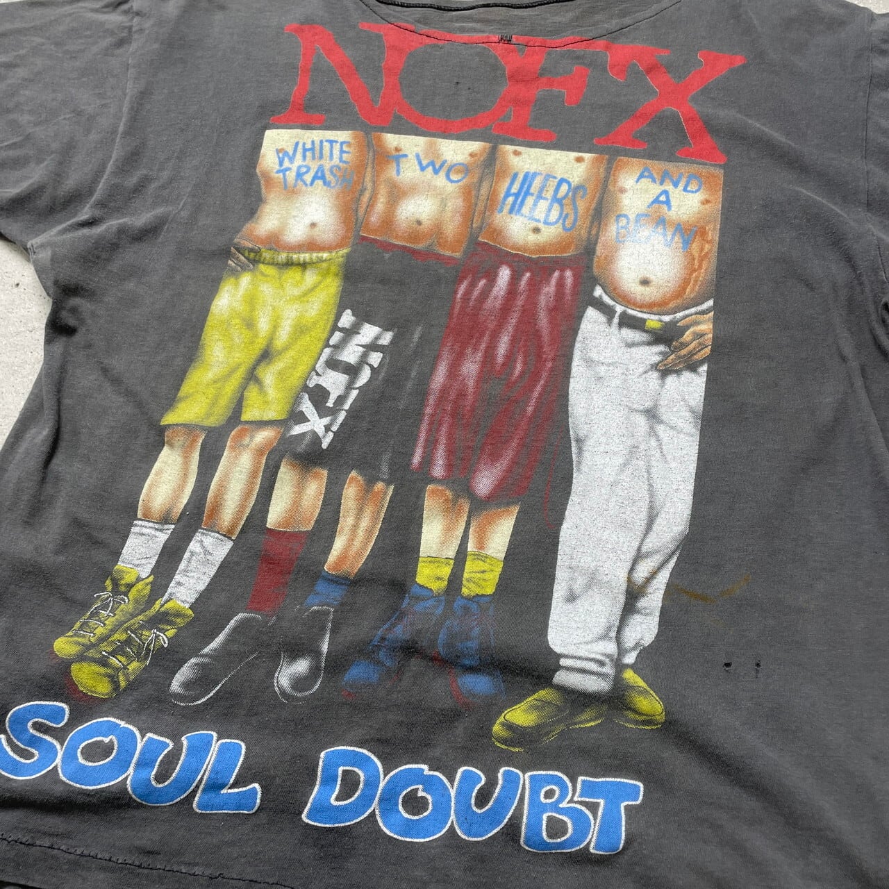 90年代〜 NOFX ノーエフエックス バンドTシャツ バンT SOUL DOUBT