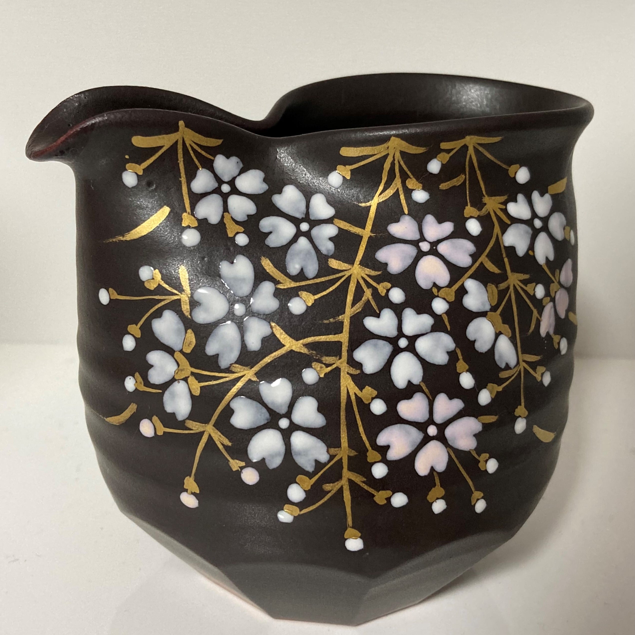 馥郁窯】 片口(御室桜) 黒色 | 酒の駅オンラインショップ