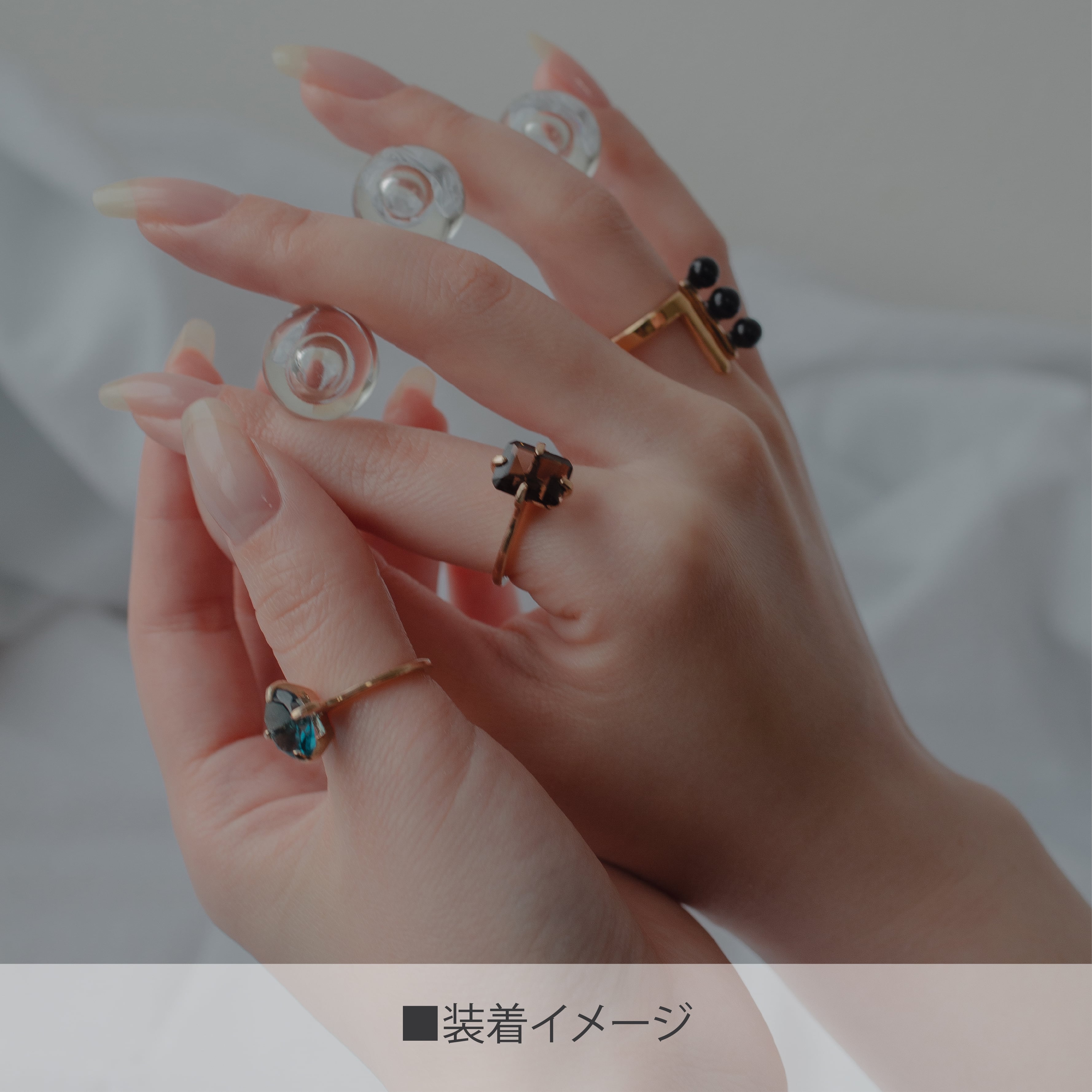 K10タスクリング ロンドンブルートパーズ | Nando Jewelry