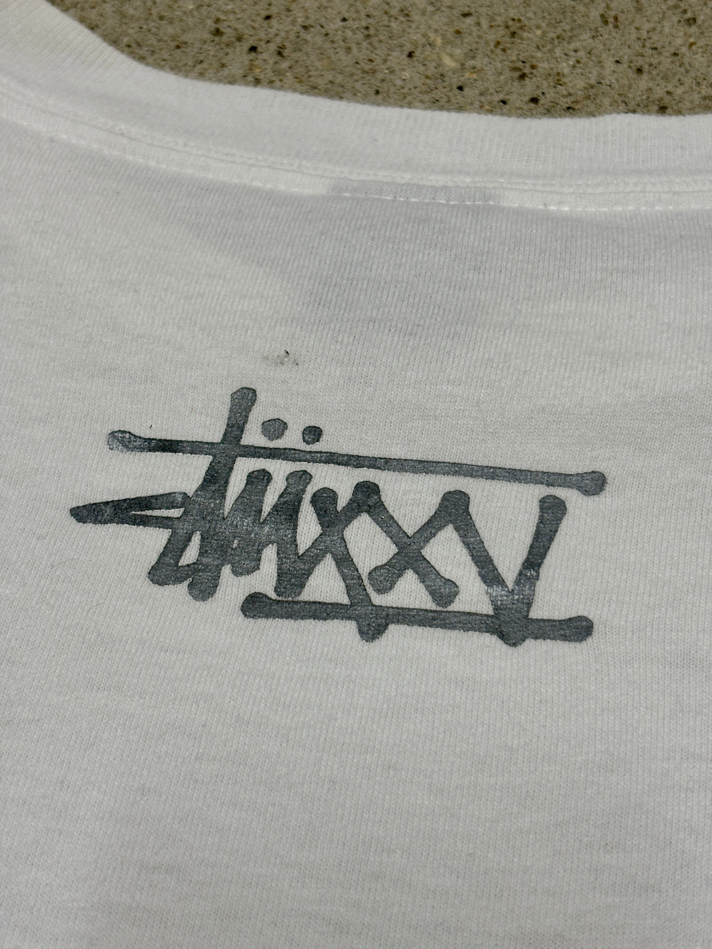 00s OLD STUSSY × Levi`s/25th Anniversary Tee/L/25周年記念Tシャツ