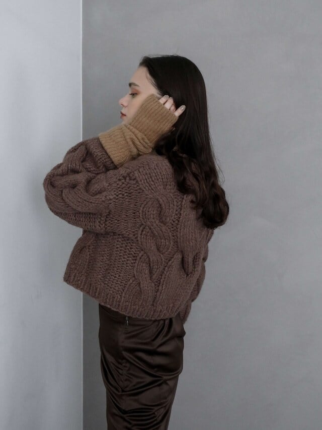 handmade cable knit | Katrin TOKYO