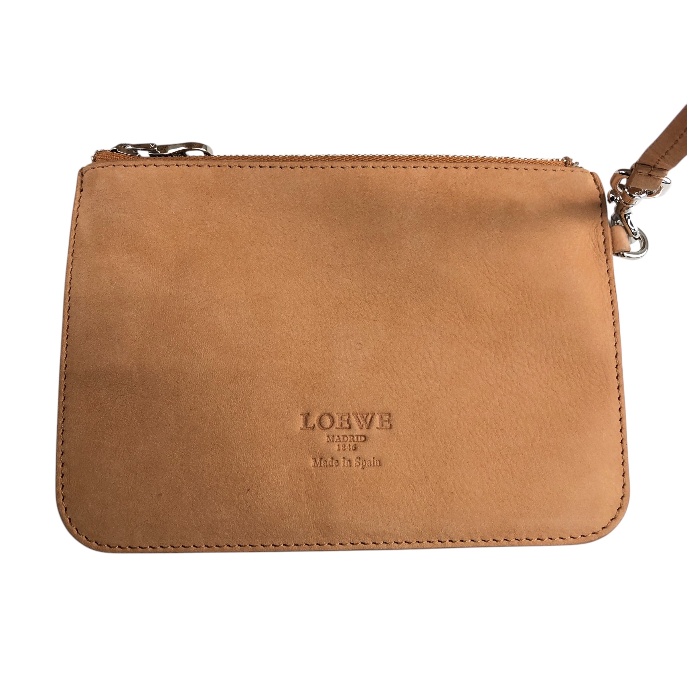 LOEWE ロエベ カットワーク ハンドバッグ ベージュ アナグラム