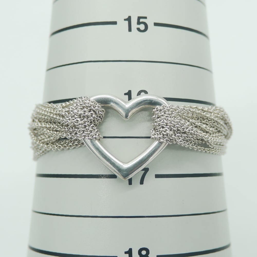 TIFFANY & Co. ティファニー オープンハート 10連チェーン トグル