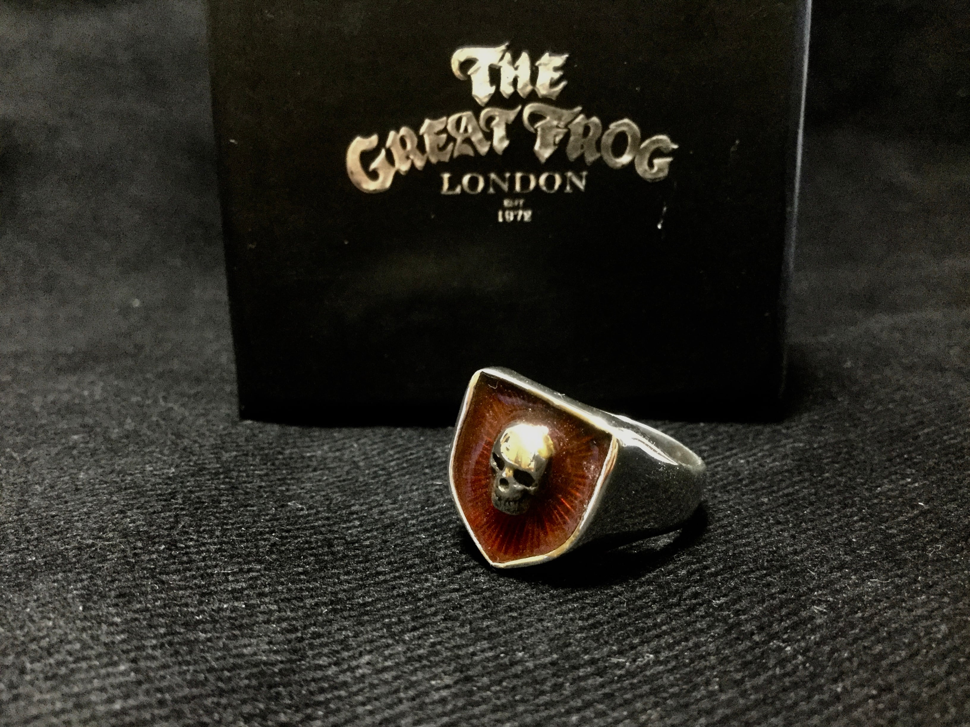 THE GREAT FROG SKULL SHIELD RING グレートフロッグ
