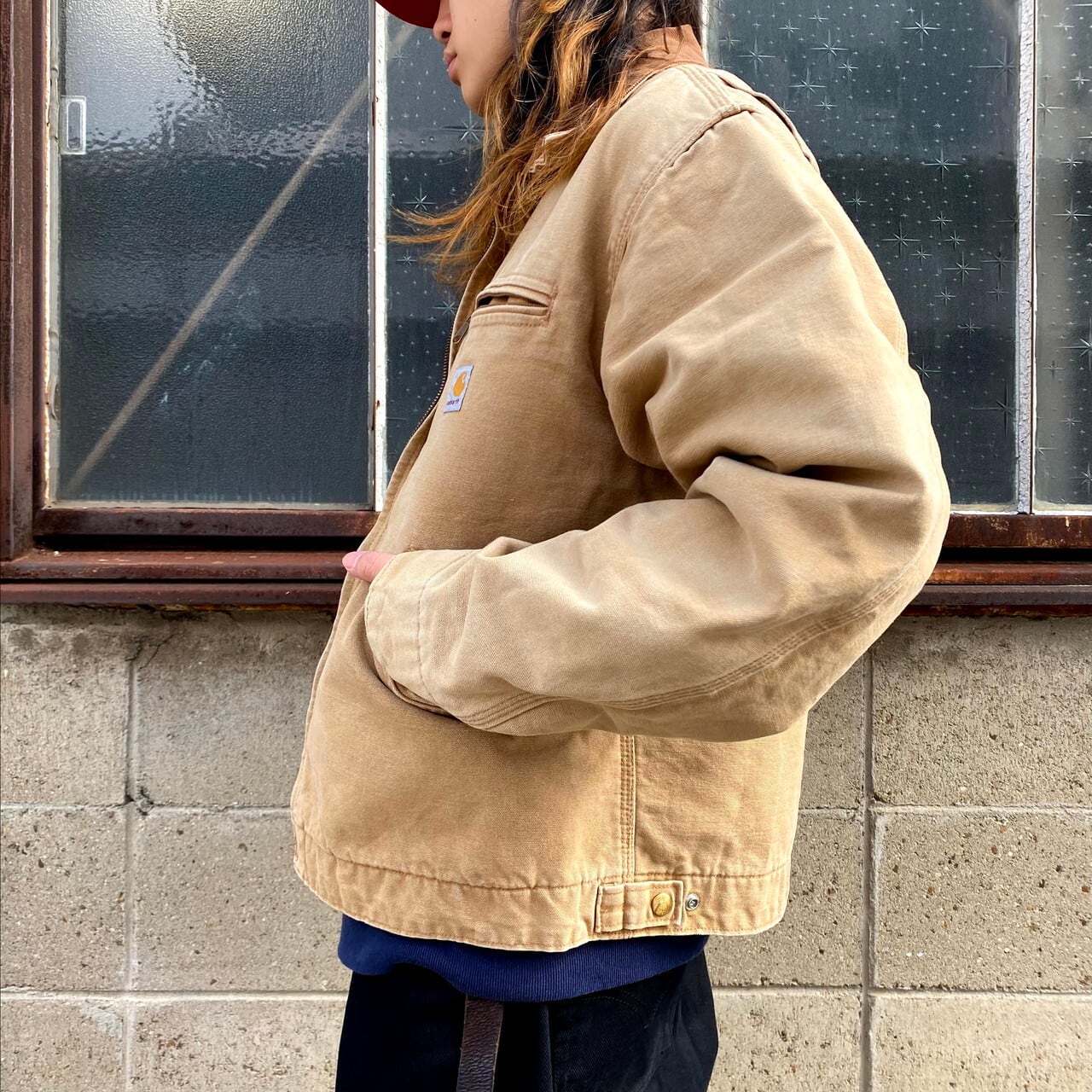 USA製 Carhartt カーハート デトロイトジャケット メンズL相当 古着