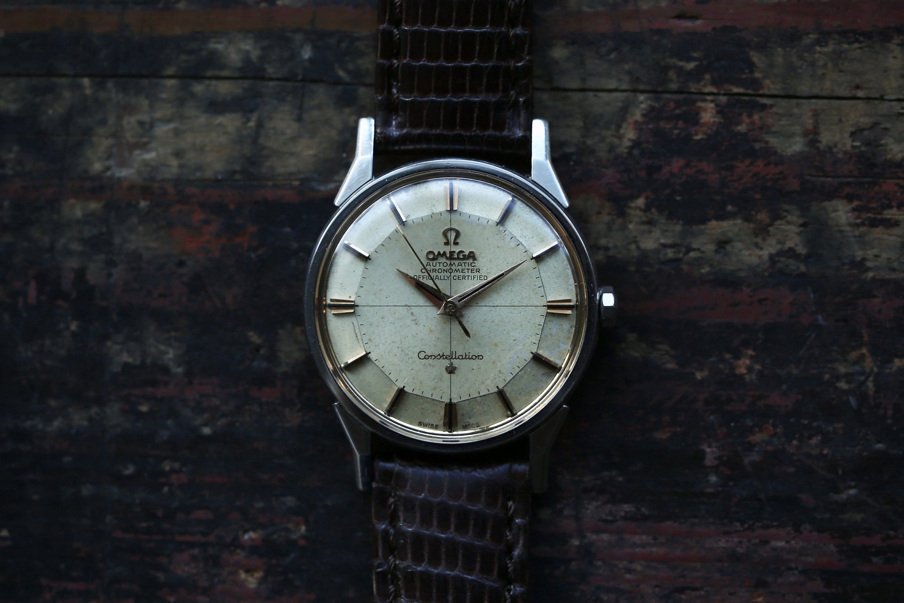 OMEGA】 1962年製 オメガ コンステレーション 12角 ノンデイト バイ