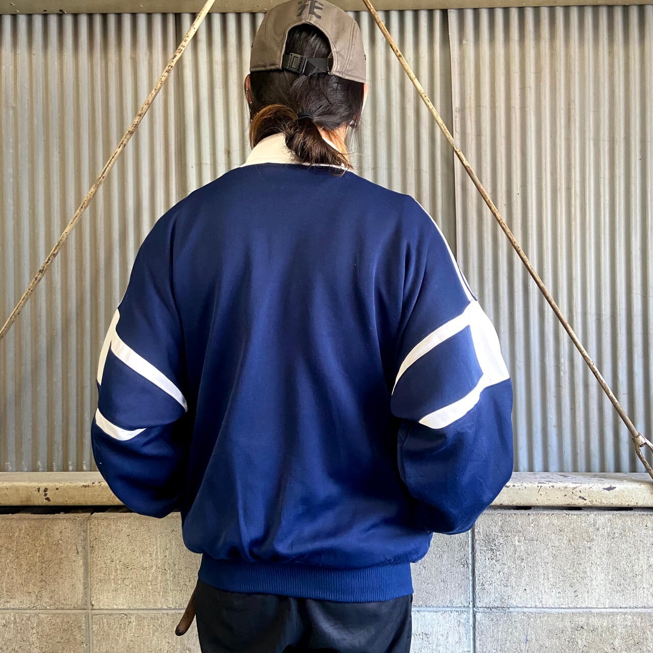 80〜90年代 adidas アディダストラックジャケット メンズ L相当 古着