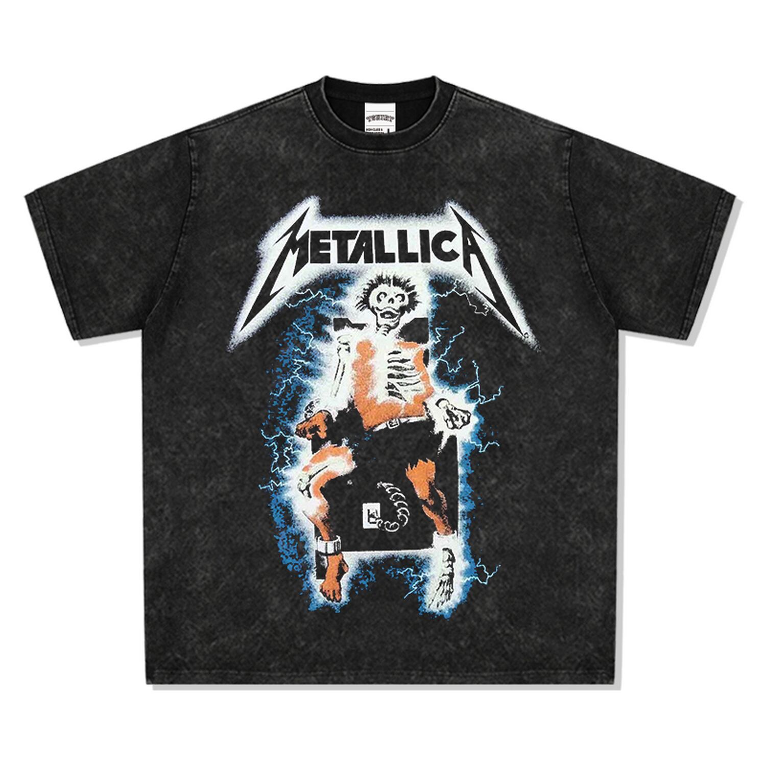 VINTAGE ストリート Metallica電気椅子バンドTシャツ T995 | wshot