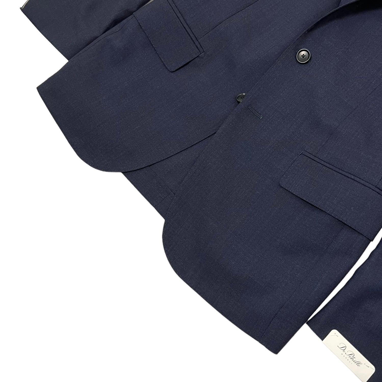 De Petrillo(デ ペトリロ) SUIT NAPOLI J C1P(TP802/3390)/NAVY