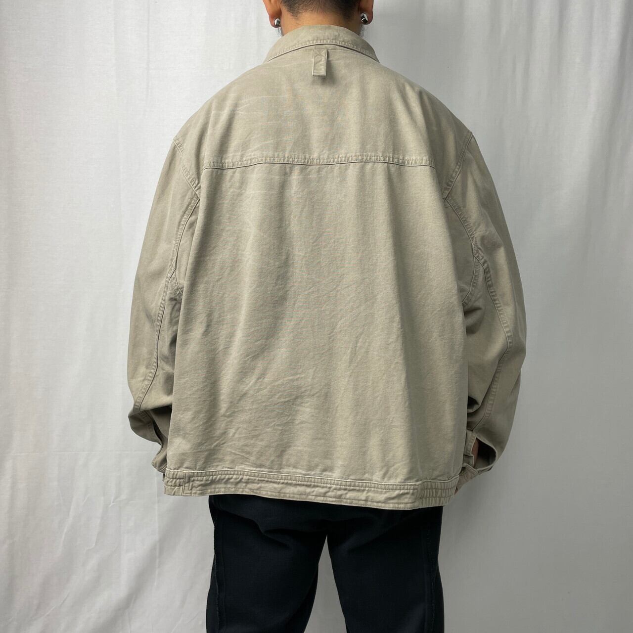 80〜90年代 黒タグ Eddie Bauer エディーバウアー ダック地 スポーツ